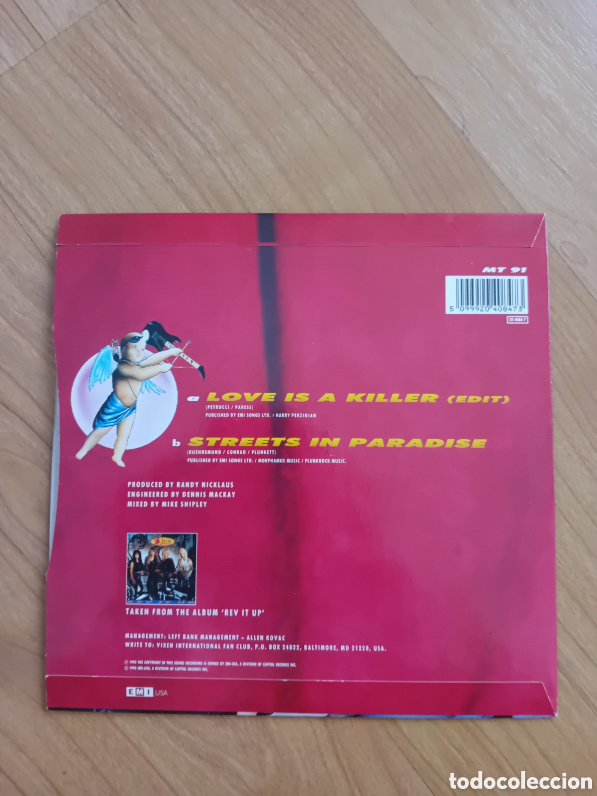 Discos de vinilo: VIXEN. LOVE IS A KILLER. - Foto 2