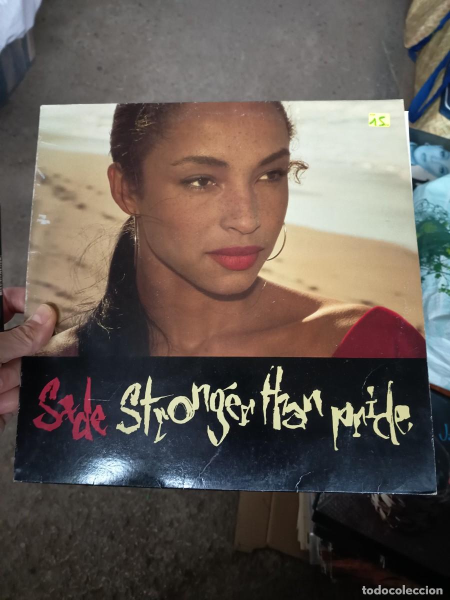 Discos de vinilo: LOTE 67, LP SADE STRONGER THAN PRIDE - Foto 1