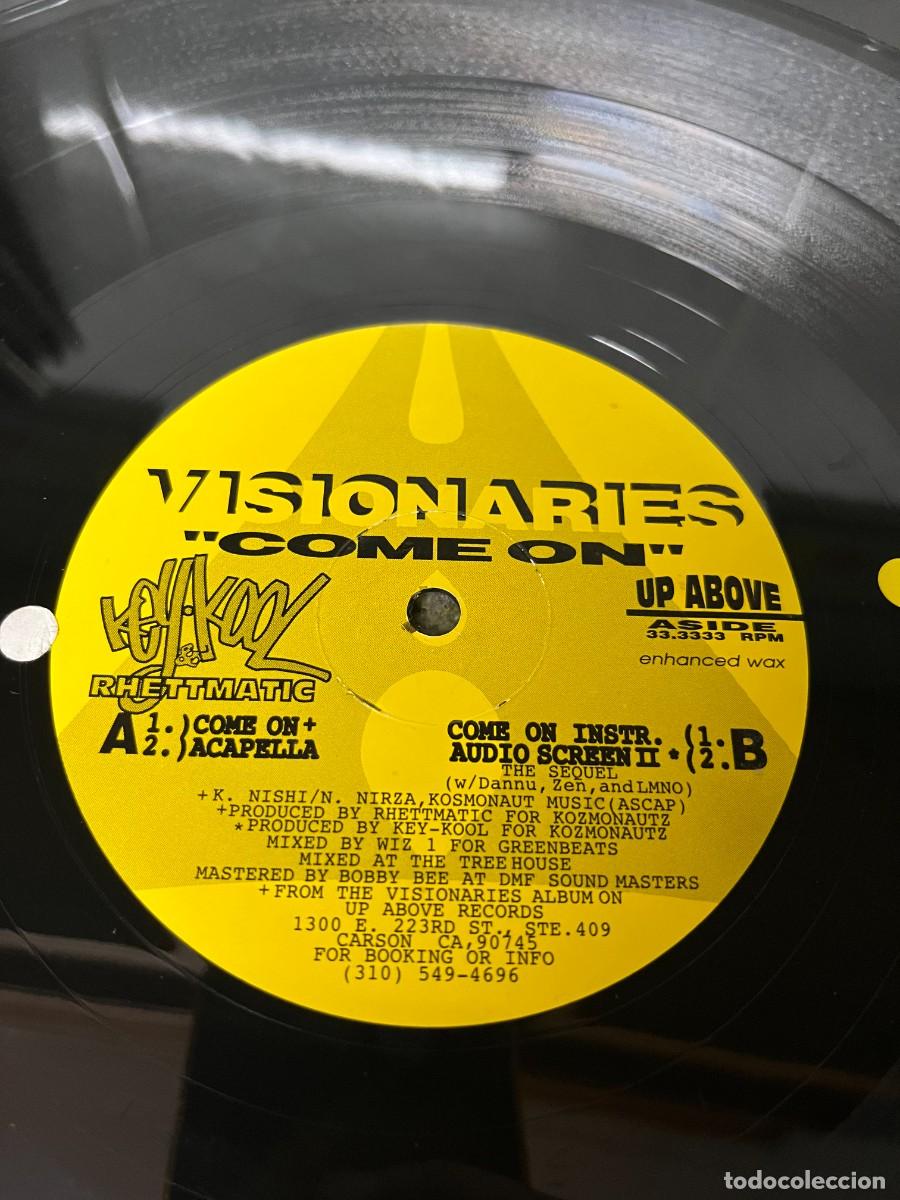 Discos de vinilo: Visionaries Come On maxi - Foto 3