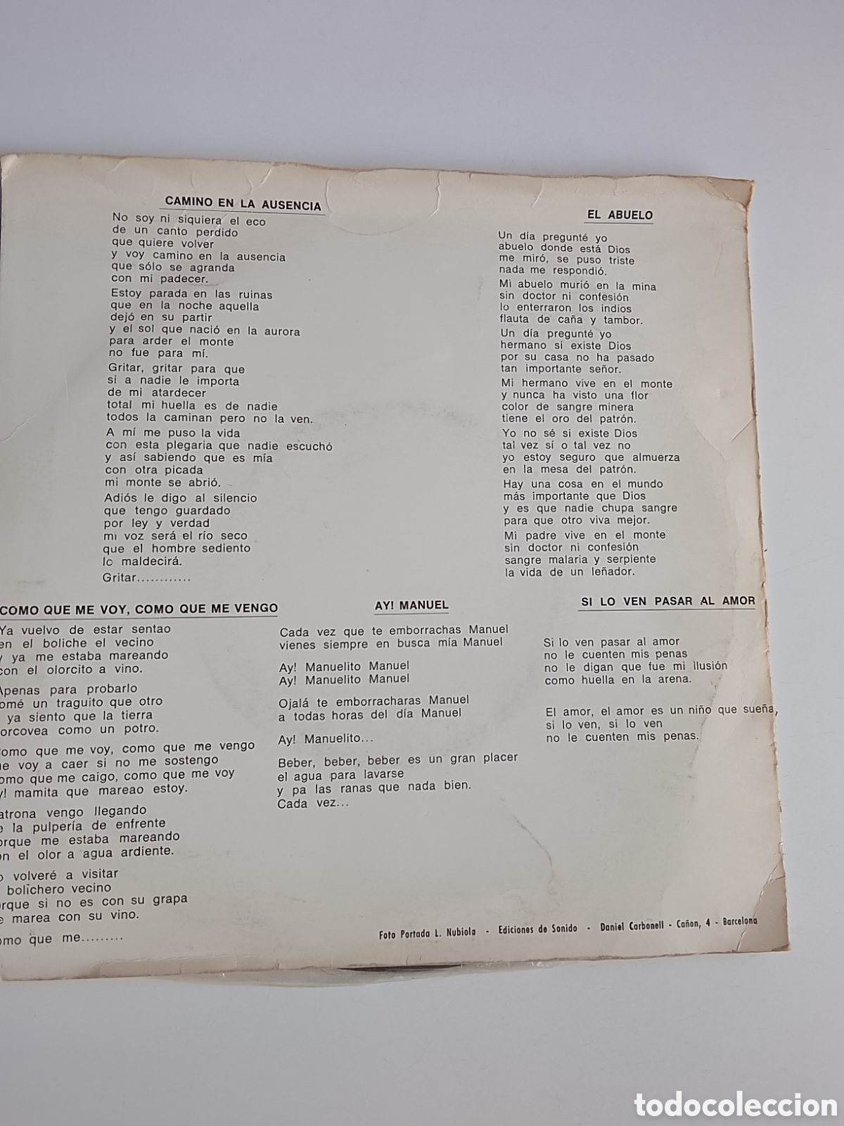 Discos de vinilo: Tati vinilo EP raro barnafon - Foto 2