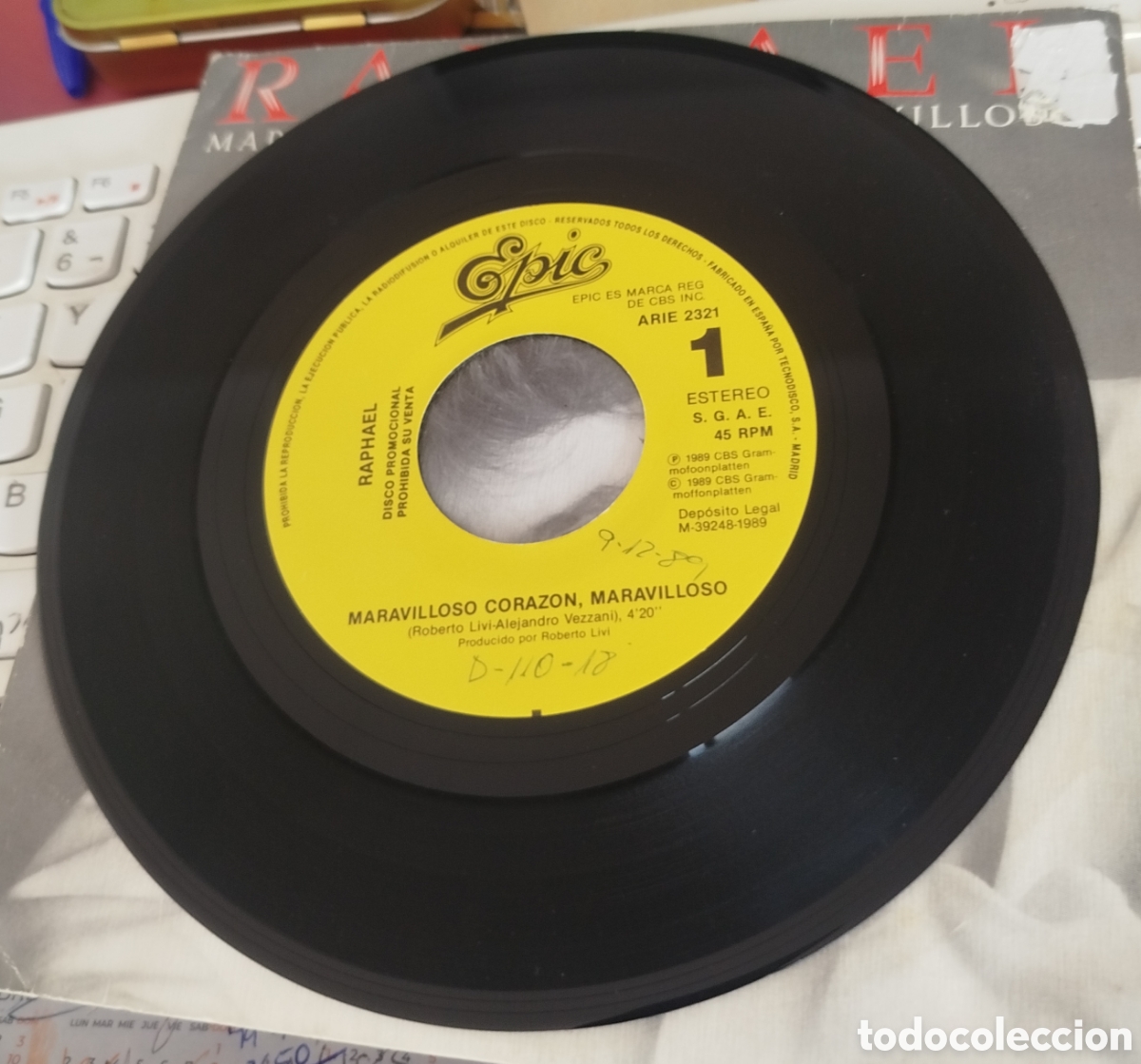 Discos de vinilo: Raphael - maravilloso coraz&oacute;n. Promocional - Foto 3