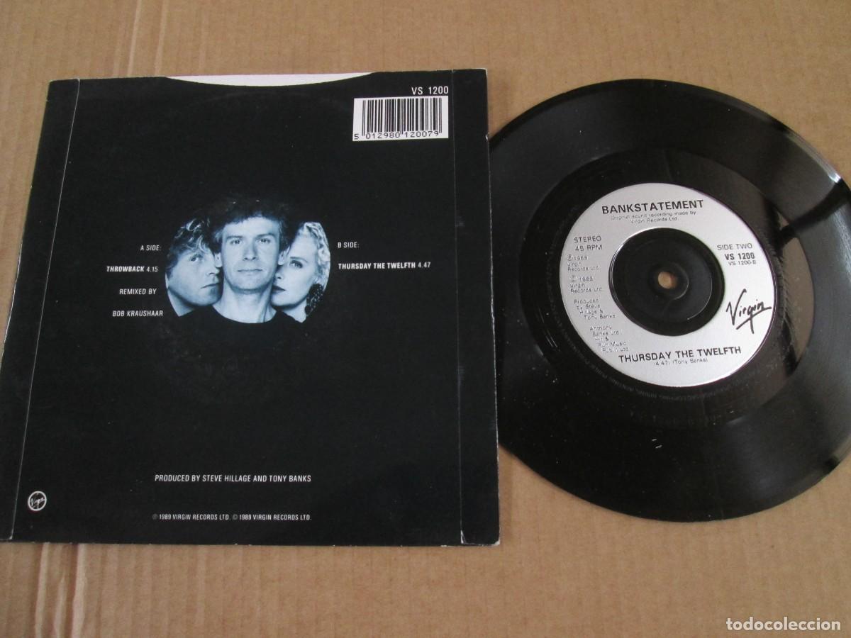 Discos de vinilo: BANKSTATEMENT - Throwback / Thursday the Twelfth. Single, ed UK 7&rdquo; 1989. Solid Center Impecable (NM) - Foto 2