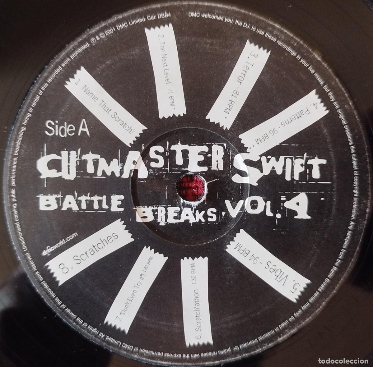 Discos de vinilo: CUTMASTER SWIFT ** Battle Breaks 4 ** VINILO LP 2001 UK - Foto 3