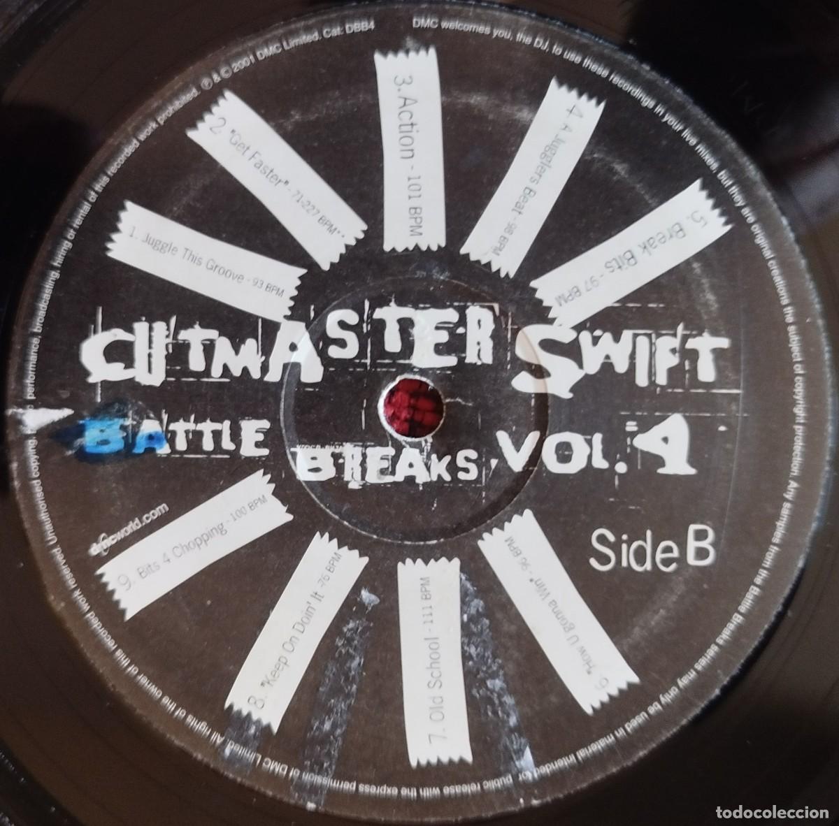 Discos de vinilo: CUTMASTER SWIFT ** Battle Breaks 4 ** VINILO LP 2001 UK - Foto 4