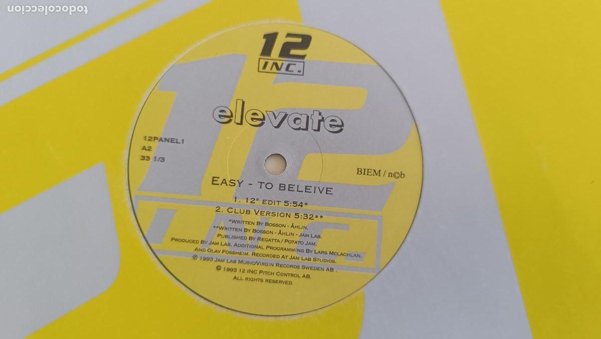 Discos de vinilo: Pandora / Elevate &ndash; Trust Me / Easy - To Believe - Foto 2