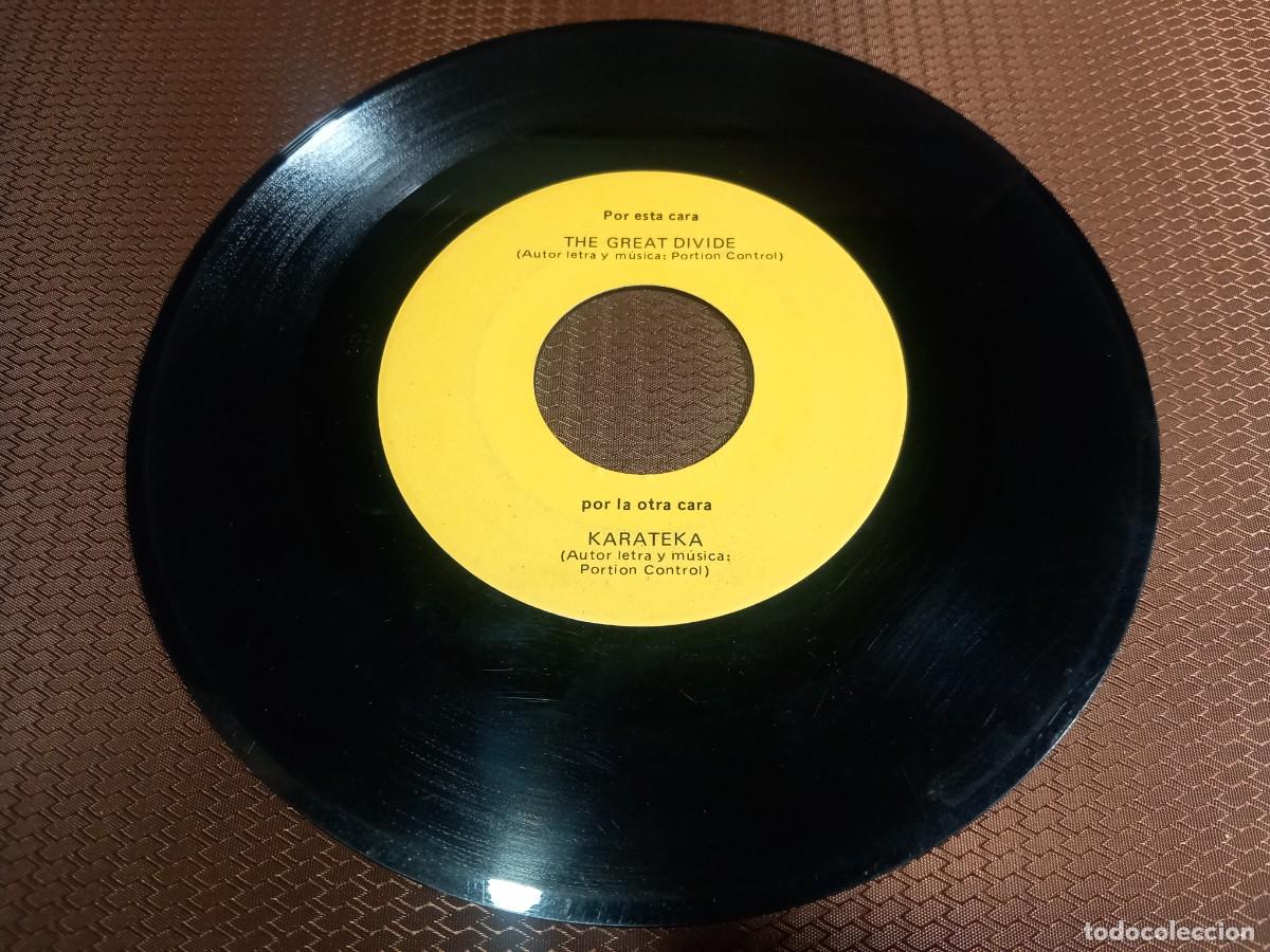 Discos de vinilo: PORTION CONTROL / THE GREAT DIVIDE / SINGLE 7 PULGADAS - Foto 2