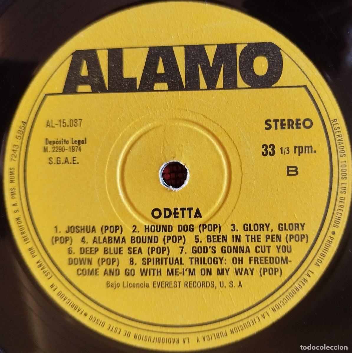 Discos de vinilo: ODETTA ** Folklore Internacional U.S.A. ** VINILO LP 1974 - Foto 4