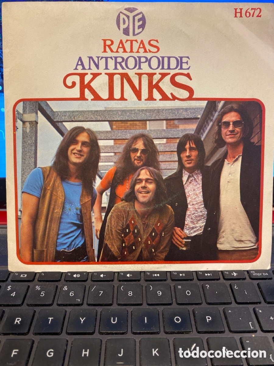 Discos de vinilo: THE KINKS - RATAS + ANTROPOIDE SINGLE SPAIN - Foto 1