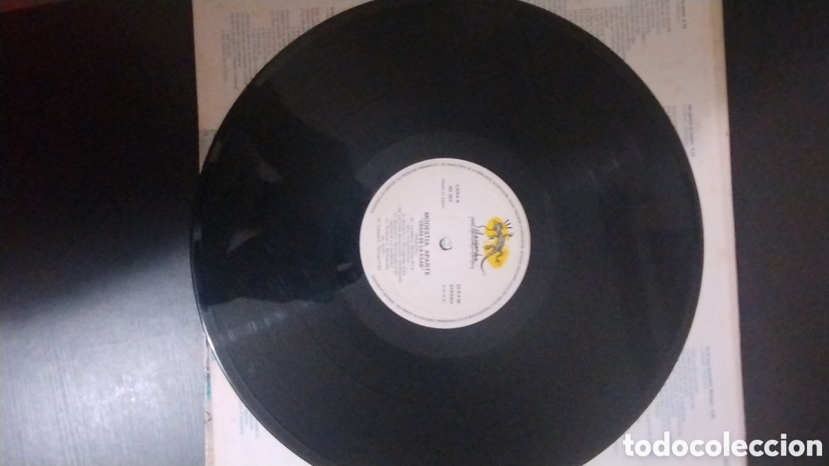 Discos de vinilo: Modestia aparte LP cosas de la edad - Foto 3