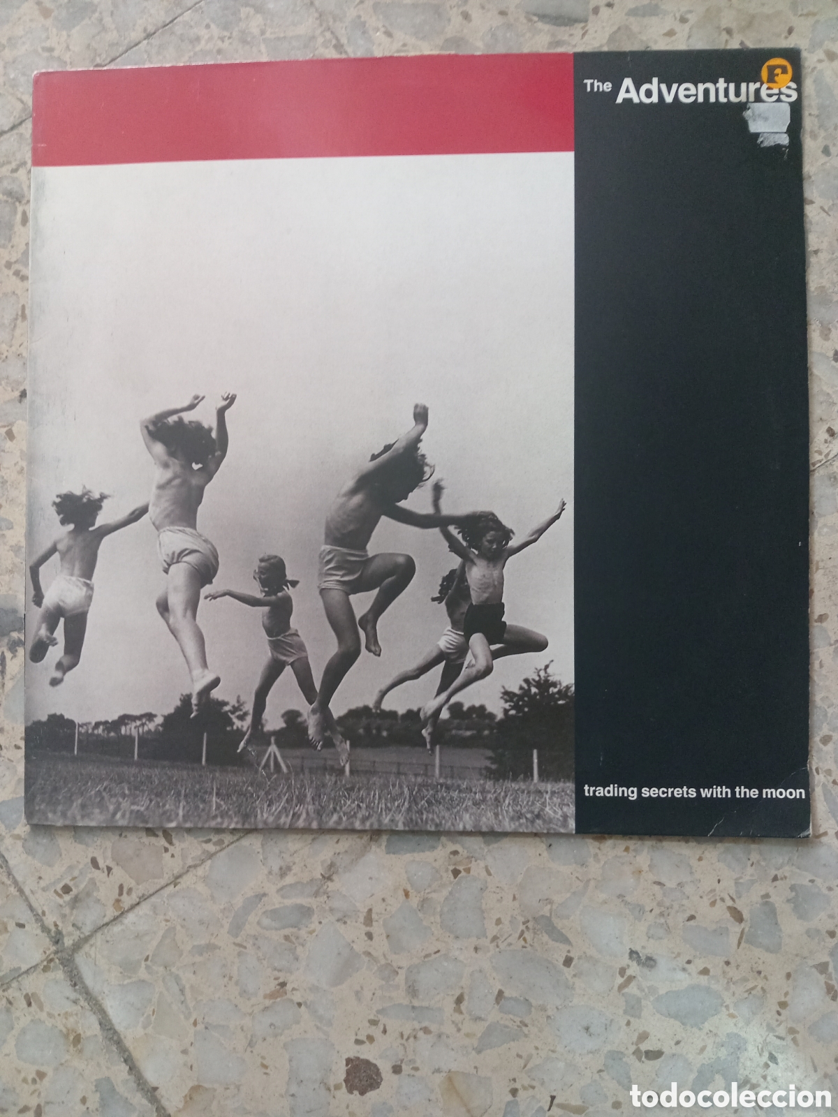 Discos de vinilo: LP THE ADVENTURES TRADING SECRETS WITH THE MOON 1990 GERMANY INSERT - Foto 1