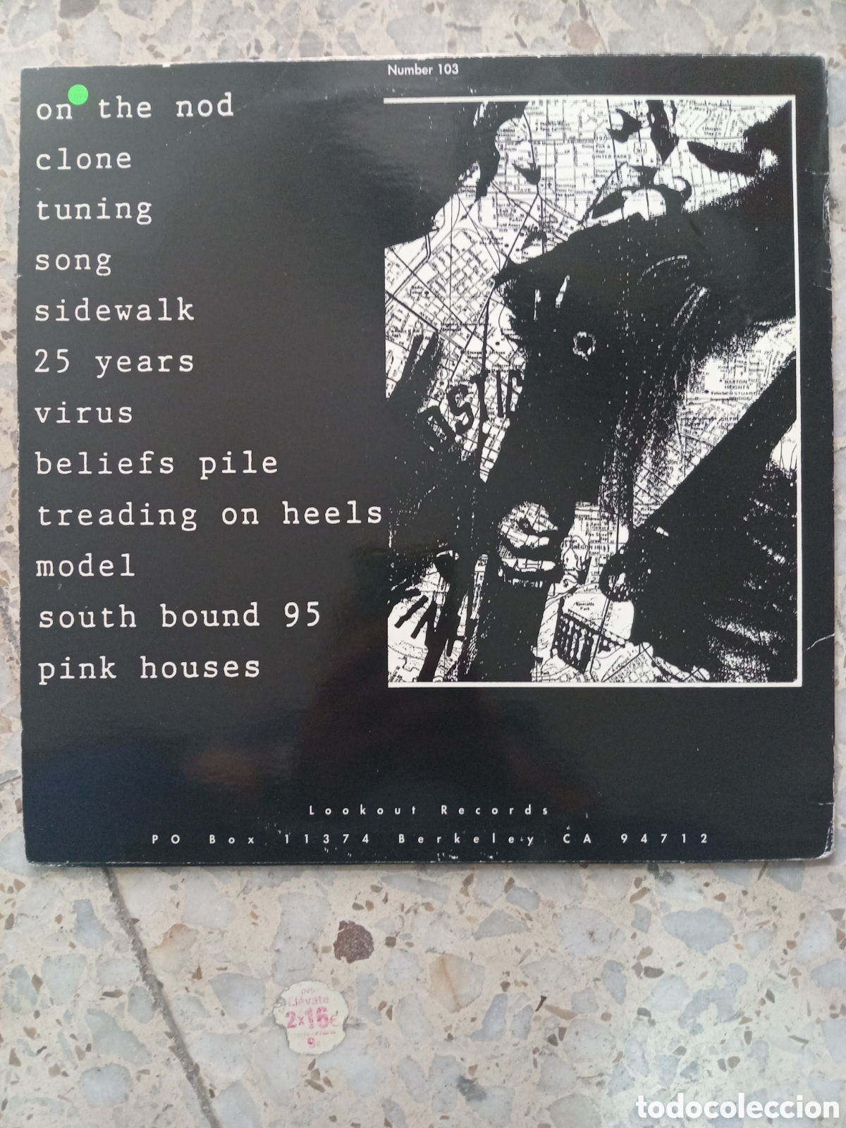 Discos de vinilo: LP AVAIL DIXIE 1994 USA INSERT - Foto 2