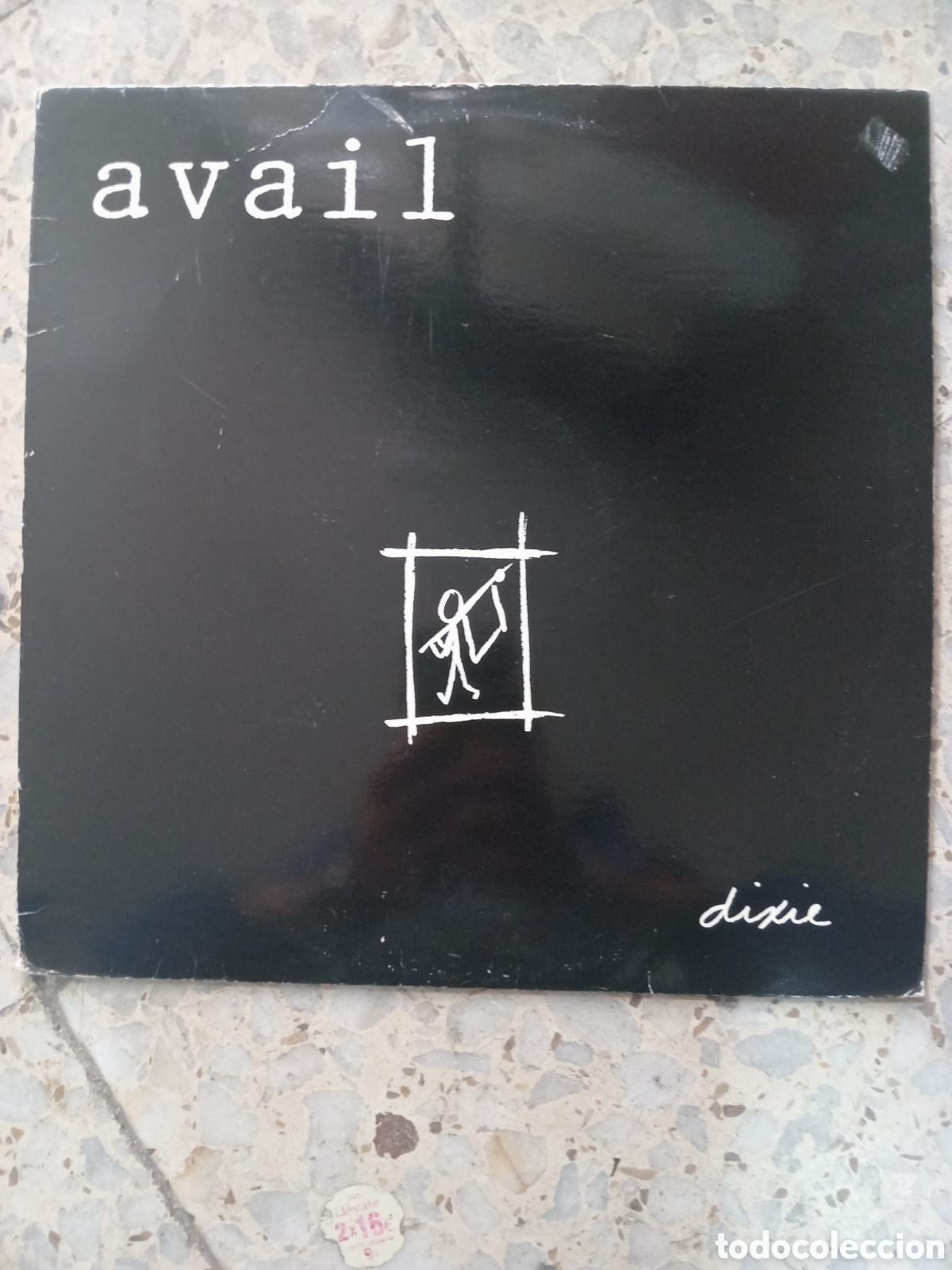 Discos de vinilo: LP AVAIL DIXIE 1994 USA INSERT - Foto 1
