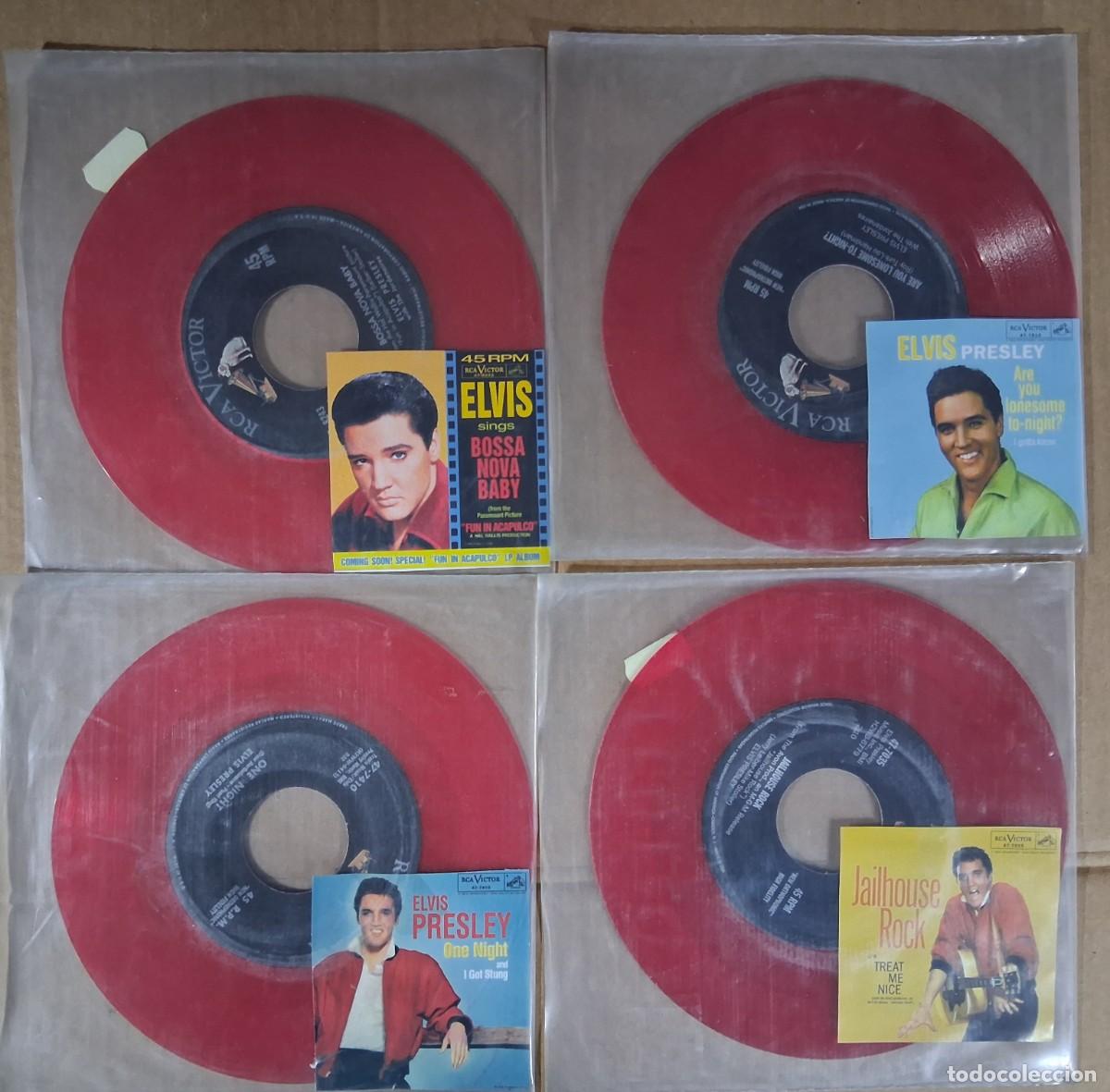 Discos de vinilo: Elvis Presley single lote 2 - Foto 1