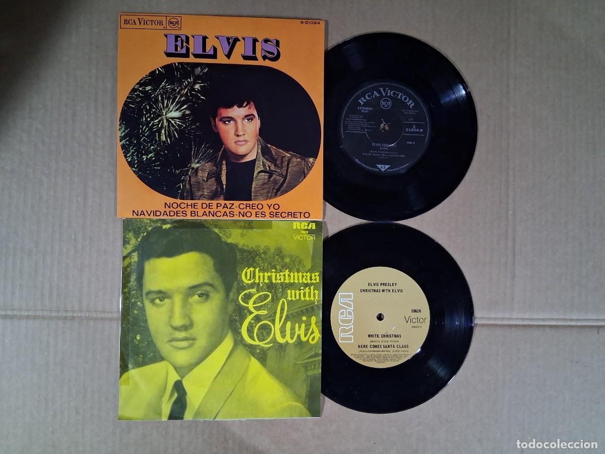 Discos de vinilo: Elvis Presley single lote 6 (LA NAVIDAD CON ELVIS) - Foto 1