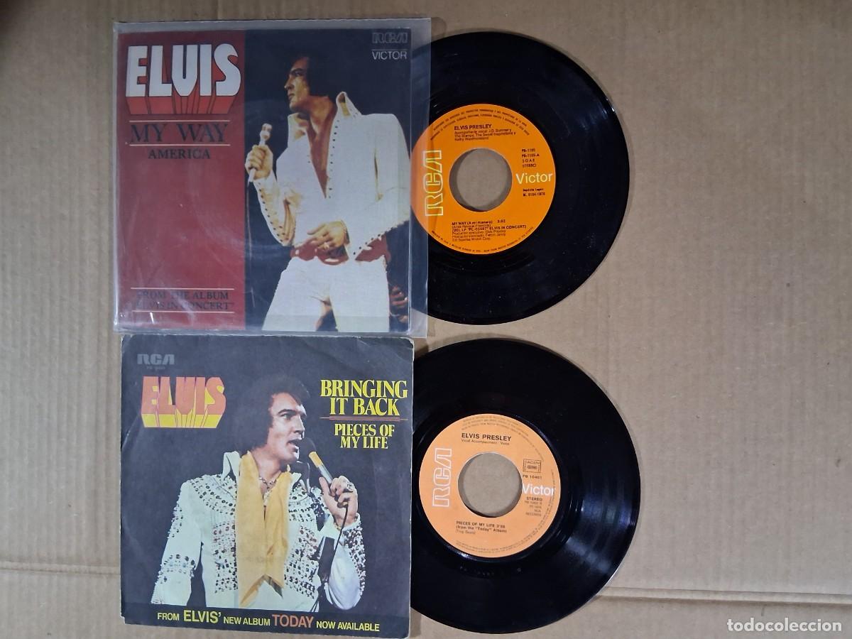 Discos de vinilo: Elvis Presley single lote 10. - Foto 1