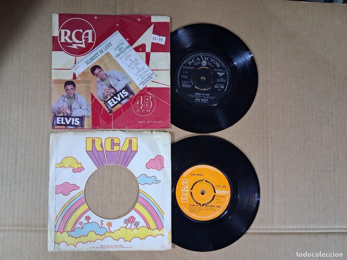 Discos de vinilo: Elvis Presley single lote 11 - Foto 1