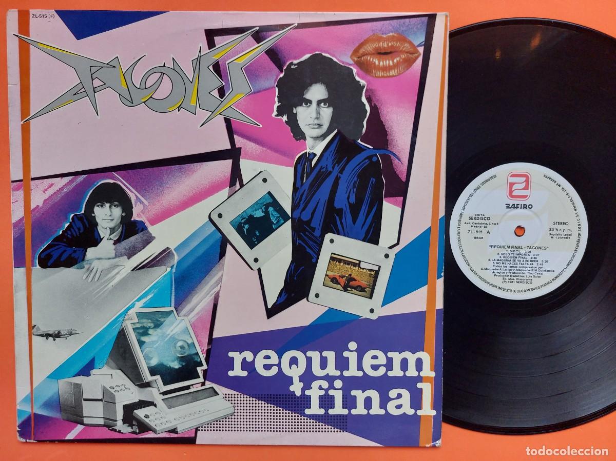 Discos de vinilo: TACONES - LP Spain * MINT * REQUIEM FINAL - Foto 2