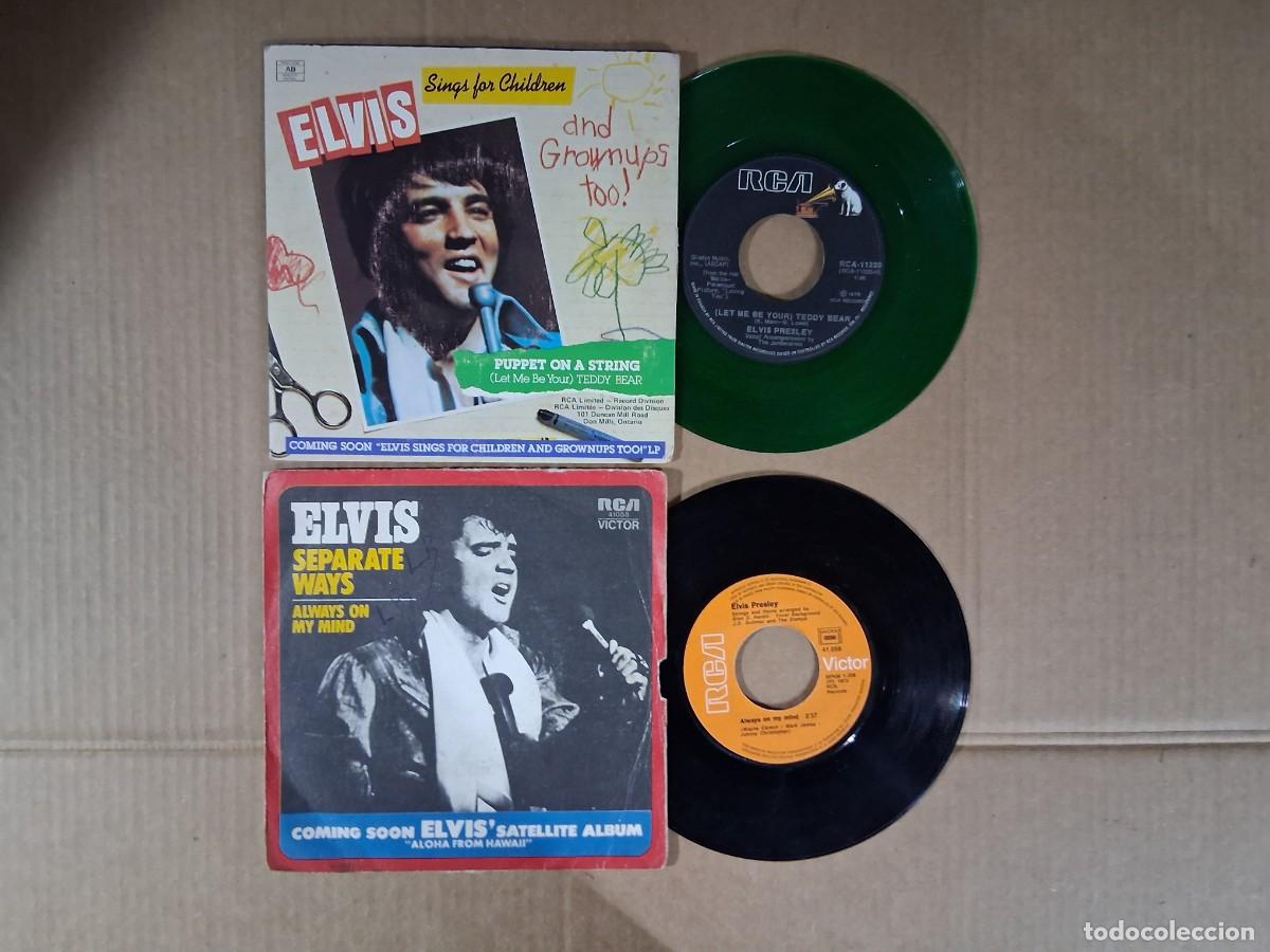 Discos de vinilo: Elvis Presley single lote 15 - Foto 1