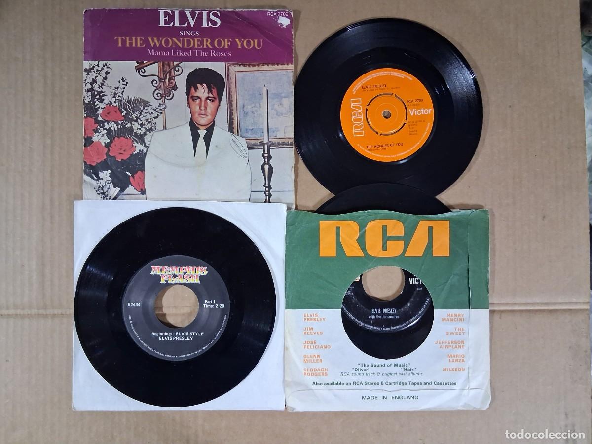 Discos de vinilo: Elvis Presley single lote 19 - Foto 1
