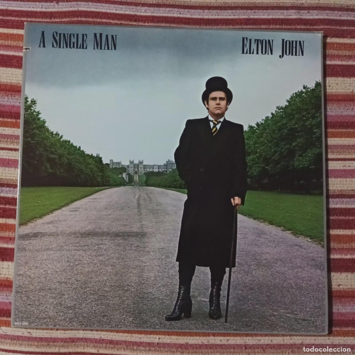 Discos de vinilo: ELTON JOHN - A SINGLE MAN - LP - Foto 1