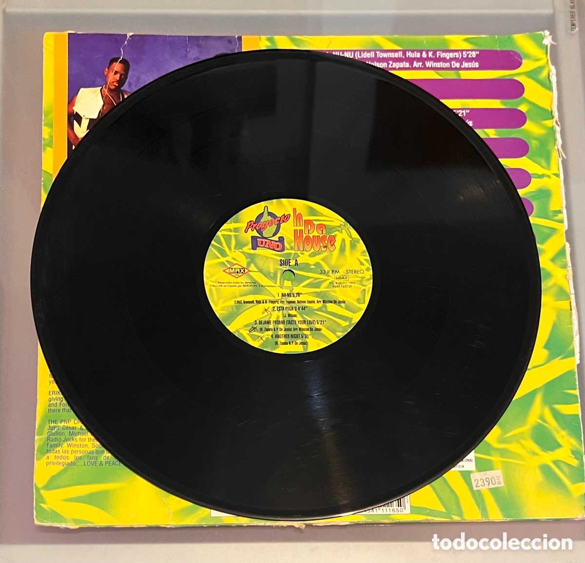 Discos de vinilo: PROYECTO UNO In Da House. El tibur&oacute;n - Foto 2