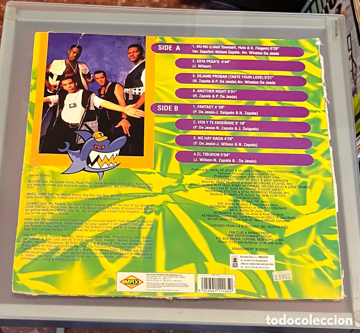 Discos de vinilo: PROYECTO UNO In Da House. El tibur&oacute;n - Foto 3
