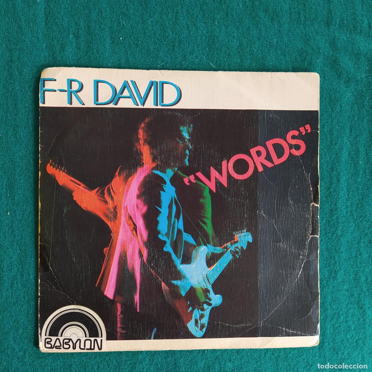 Discos de vinilo: F-R David* &ndash; Words ... - Foto 1