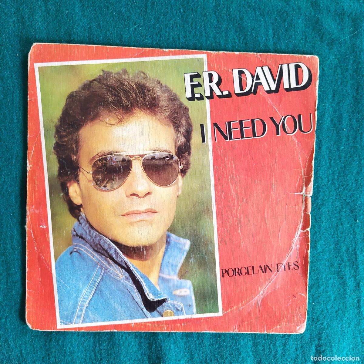 Discos de vinilo: F.R. David &ndash; I Need You - Foto 1