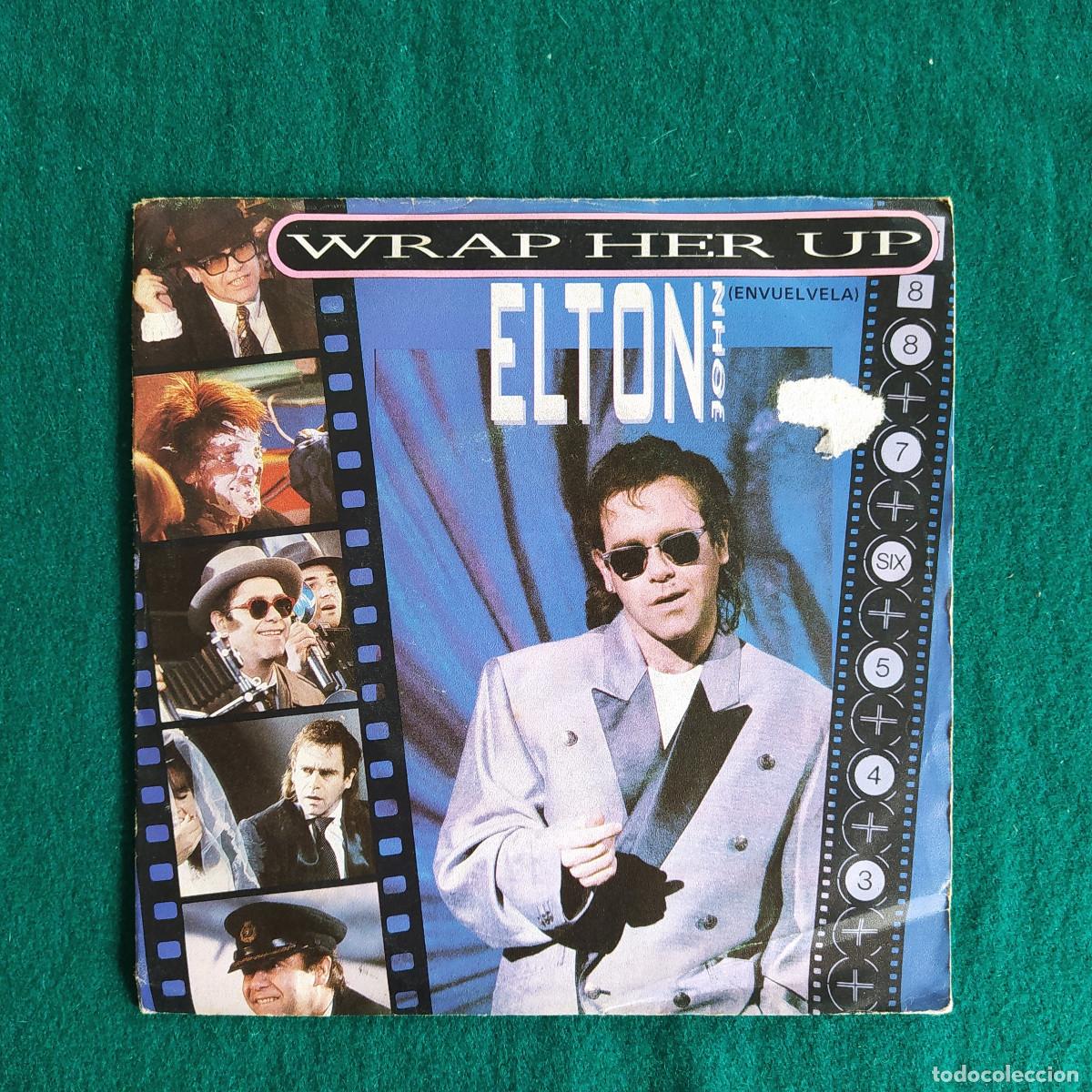 Discos de vinilo: Elton John &ndash; Wrap Her Up - Foto 1