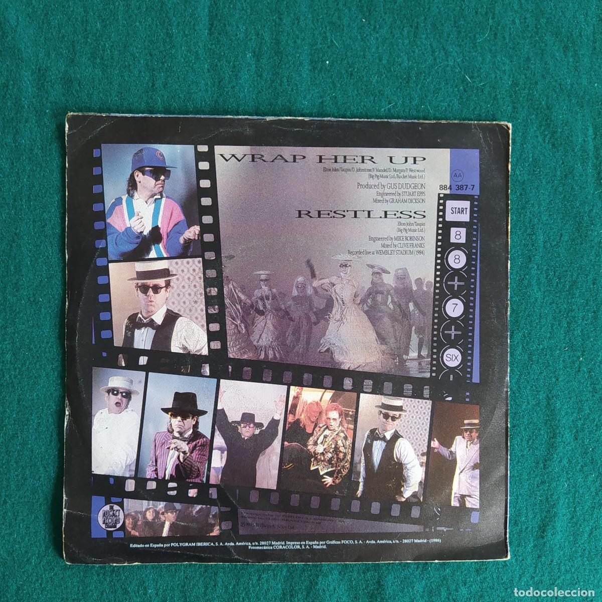 Discos de vinilo: Elton John &ndash; Wrap Her Up - Foto 2