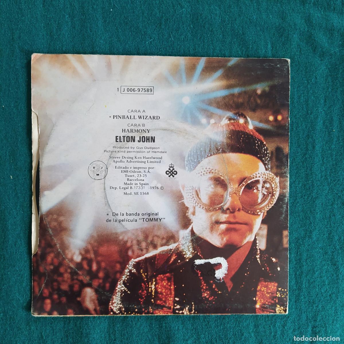 Discos de vinilo: Elton John &ndash; Pinball Wizard - Foto 2