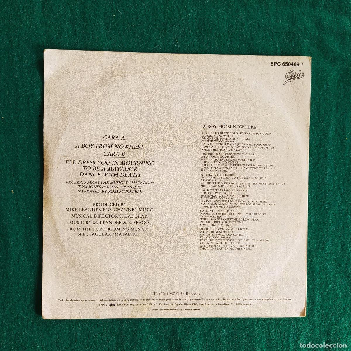Discos de vinilo: Tom Jones &ndash; A Boy From Nowhere - Foto 2