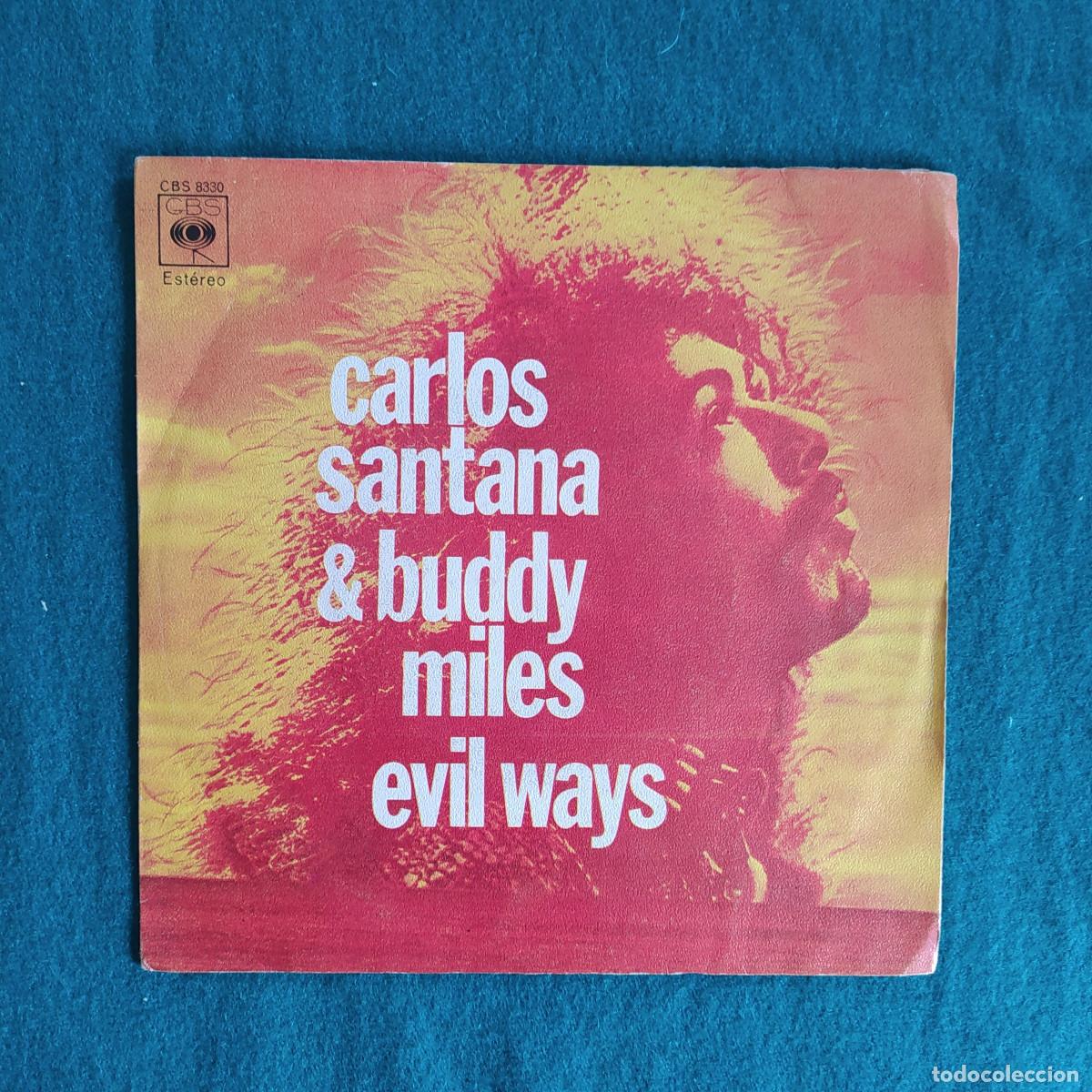 Discos de vinilo: Carlos Santana & Buddy Miles &ndash; Them Changes / Evil Ways - Foto 1