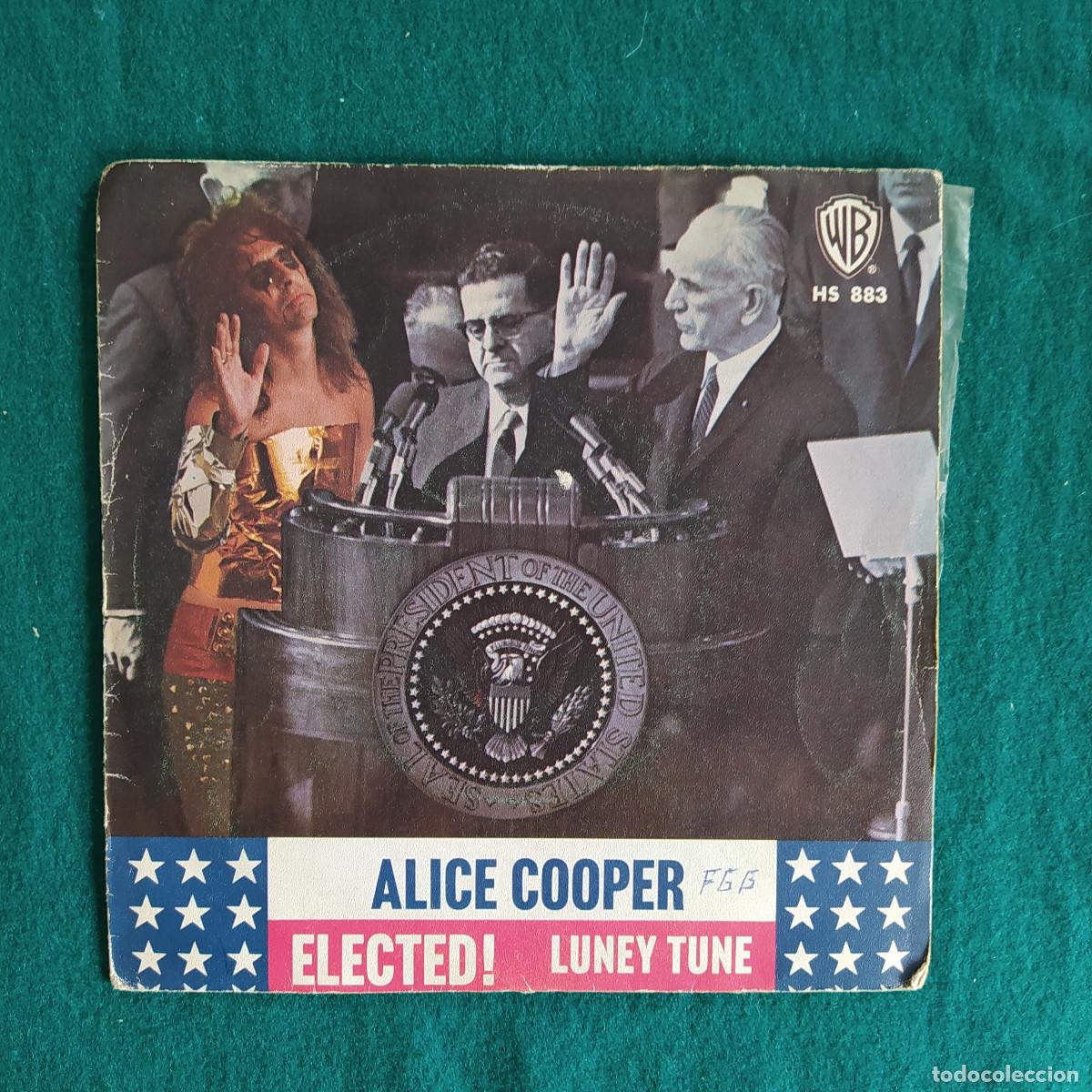 Discos de vinilo: Alice Cooper &ndash; Elected! / Luney Tune - Foto 1