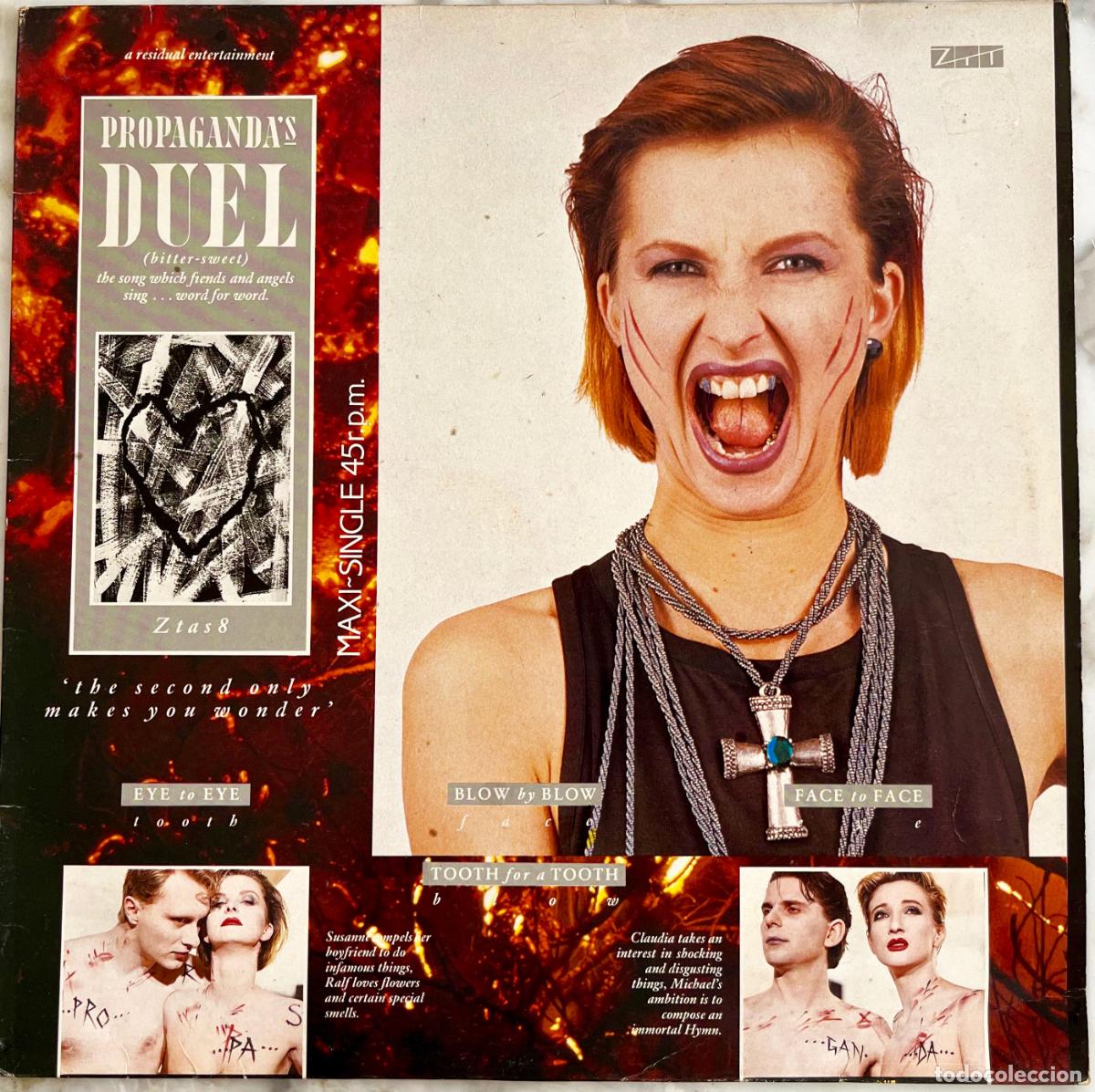 Discos de vinilo: PROPAGANDA, DUEL. MAXISINGLE ESPA&Ntilde;A 1985 - Foto 1