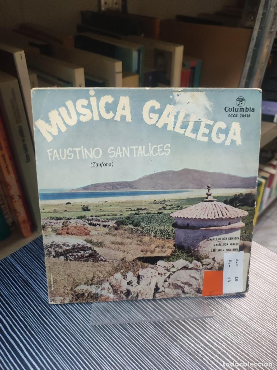 Discos de vinil: Faustino Santalices – Musica Gallega