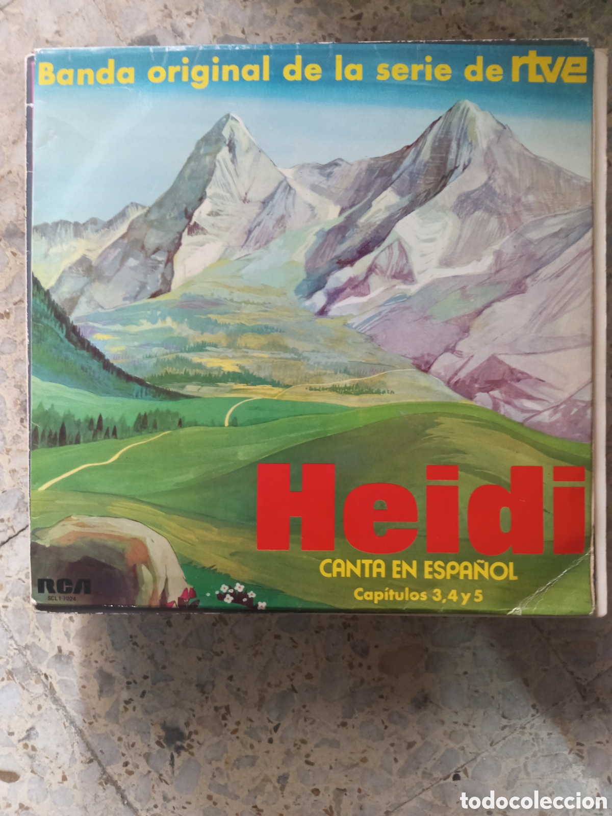 Discos de vinilo: LP HEIDI CANTA EN ESPA&Ntilde;OL CAPITULOS 3 4 5 - Foto 1