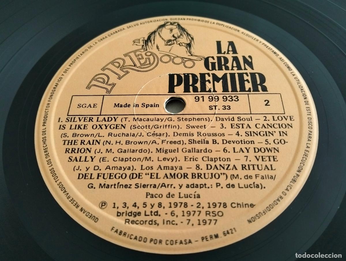 Discos de vinilo: DISCO LP, LA GRAN PREMIER, RCA RECORDS 1978 - Foto 6