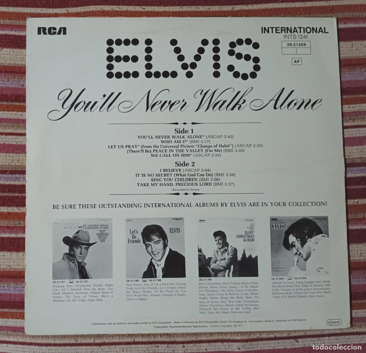 Discos de vinilo: ELVIS PRESLEY - ELVIS - LP. GERMANY 1971 - Foto 2