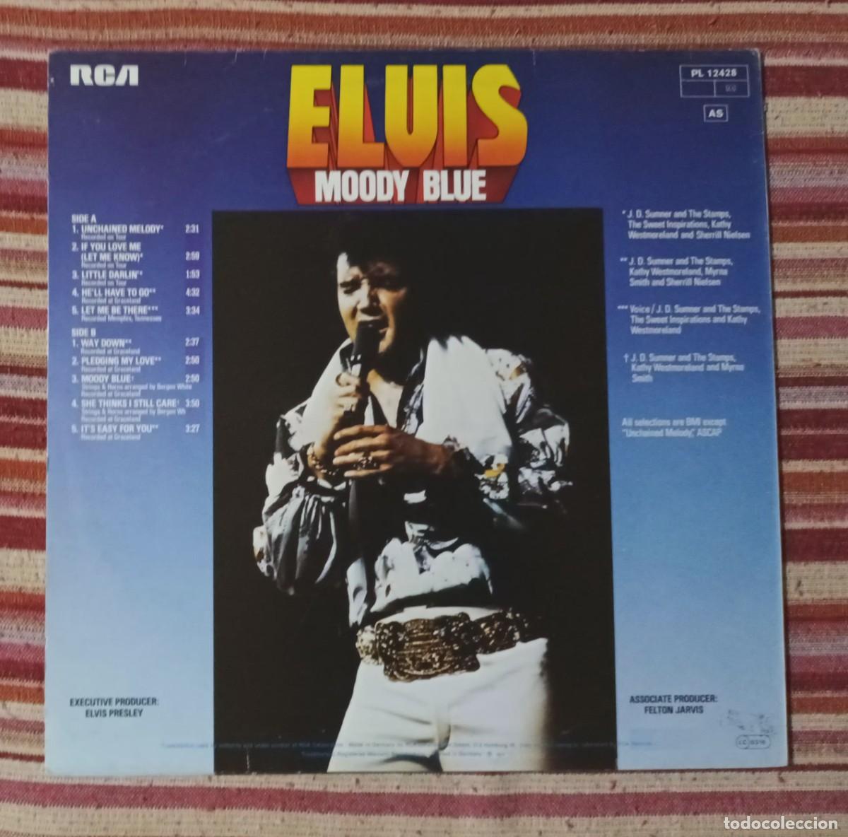 Discos de vinilo: ELVIS PRESLEY - MOODY BLUE - LP - Foto 2