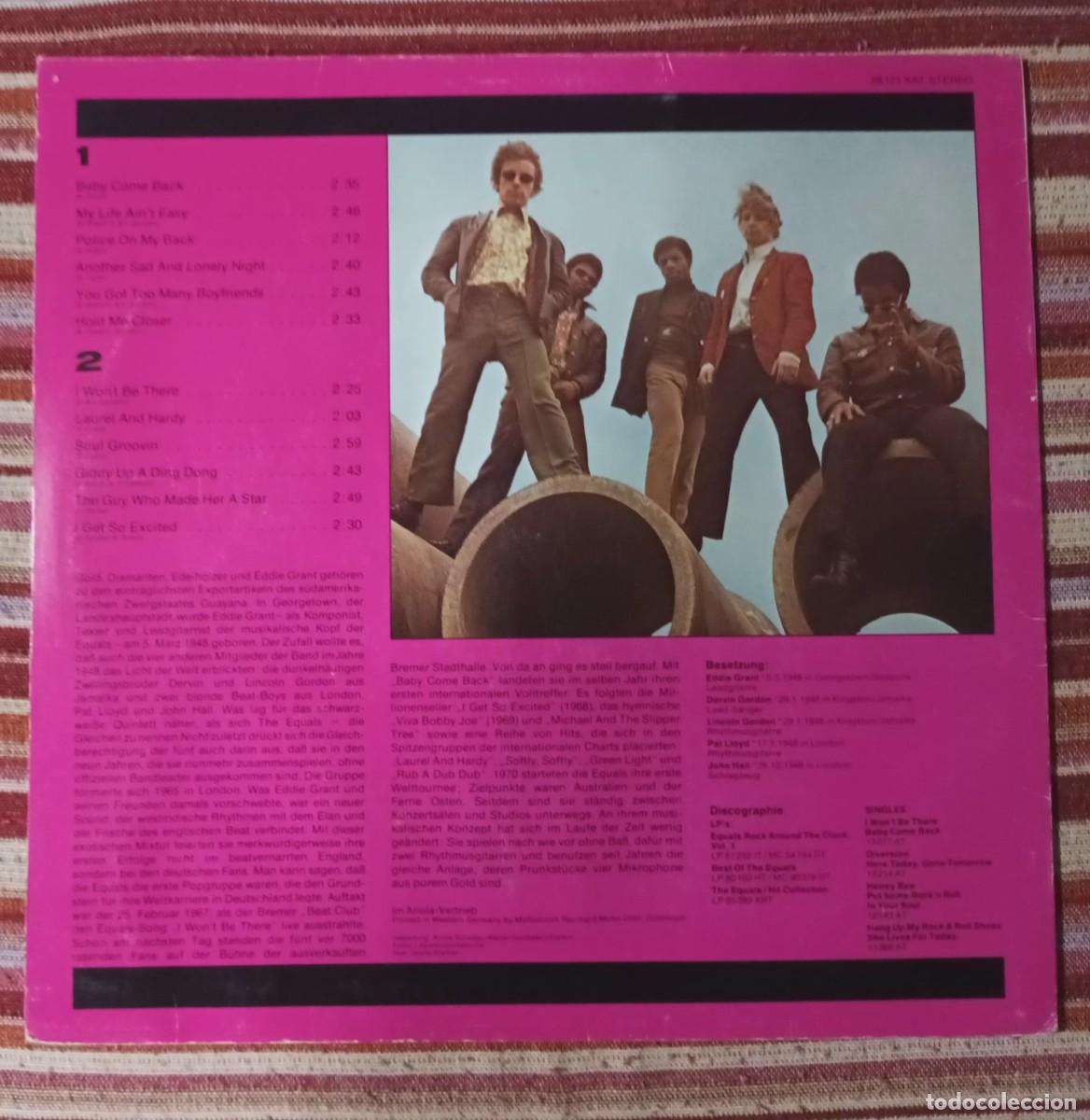 Discos de vinilo: EQUALS - GREATEST HITS - LP - Foto 2