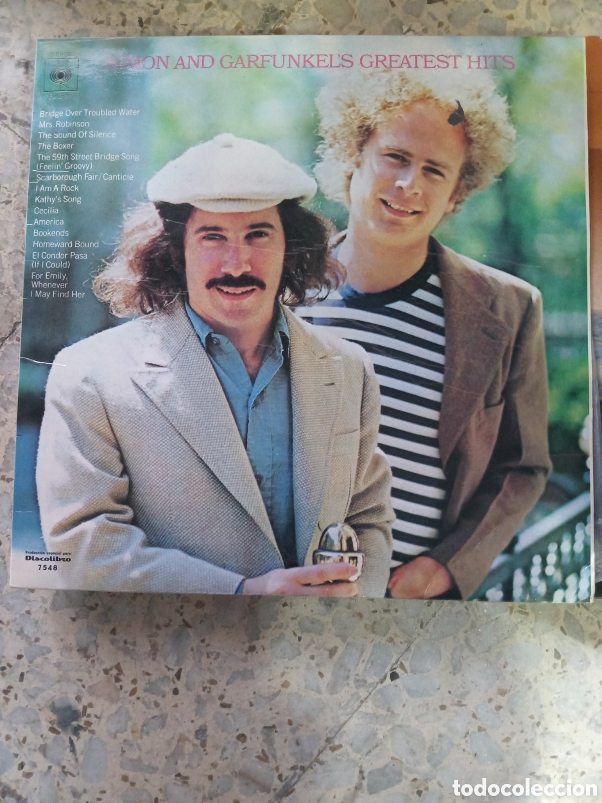 Discos de vinilo: LP SIMON GARFUNKEL GREATEST HITS 1972 SPAIN DISCOLIBRO INSERT - Foto 1
