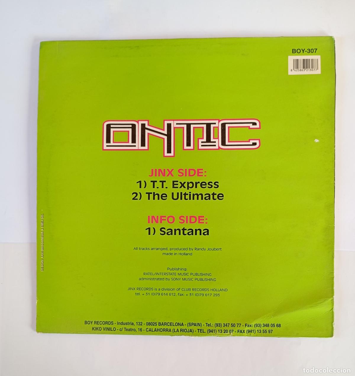 Discos de vinilo: ANTIC. ITS A JINX. MAXI-SINGLE. TDKDA51 - Foto 2