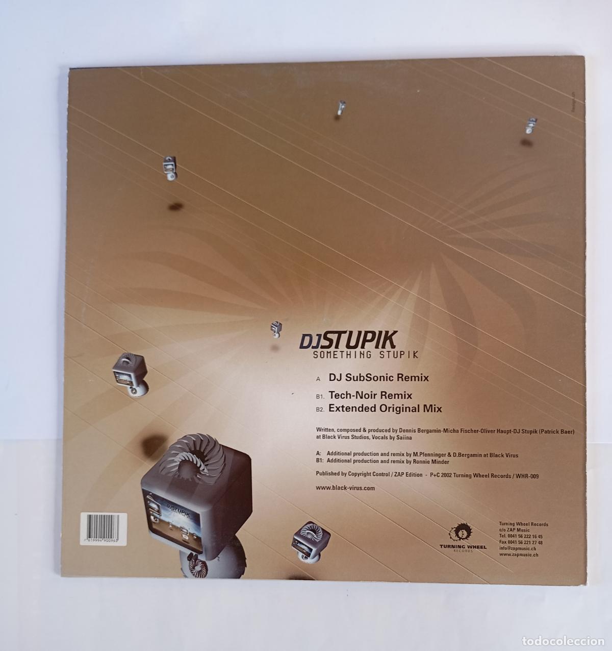 Discos de vinilo: DJ. STUPIK. SOMETHING STUPIK. MAXI-SINGLE. TDKDA51 - Foto 2