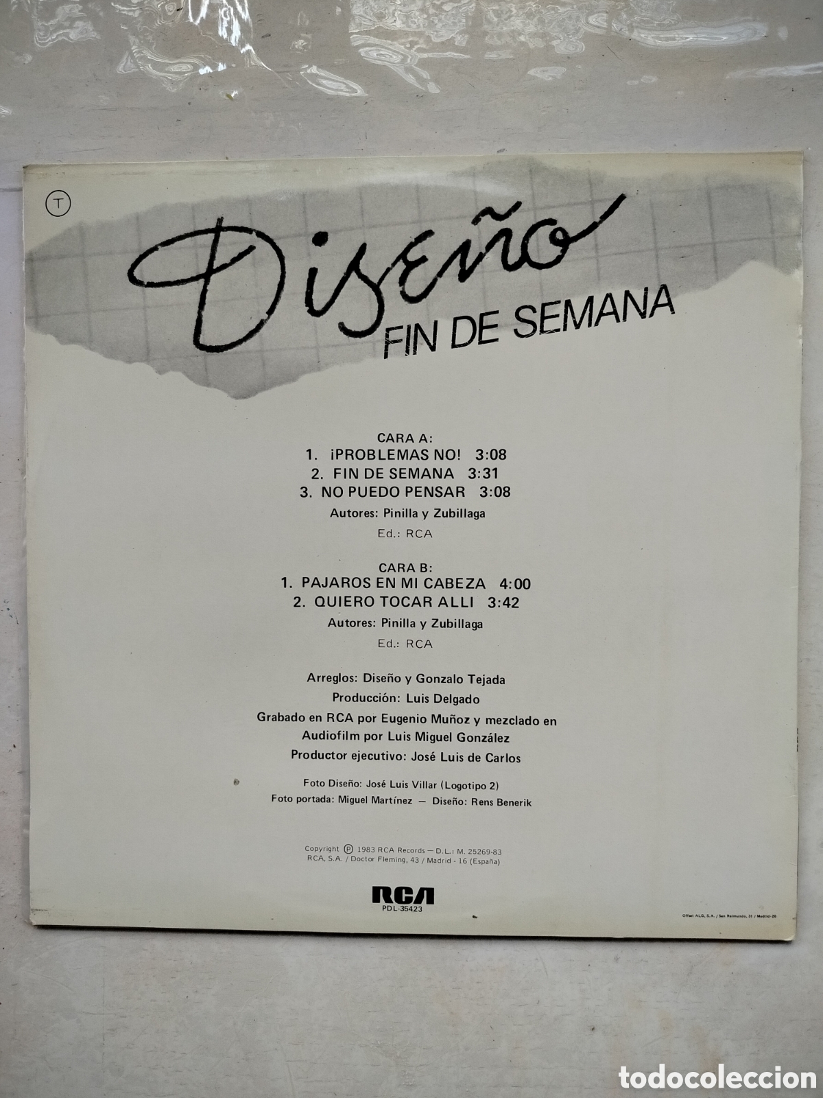 Discos de vinilo: Dise&ntilde;o LP Fin de Semana. - Foto 2