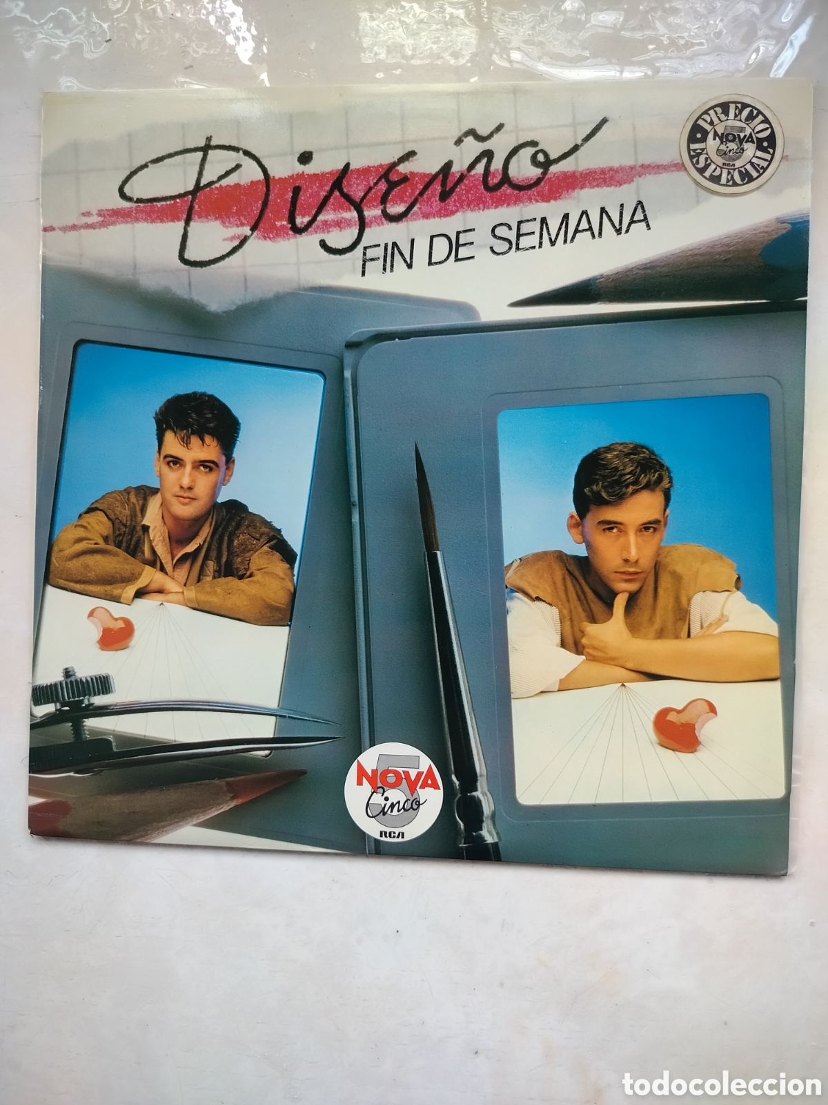 Discos de vinilo: Dise&ntilde;o LP Fin de Semana. - Foto 1