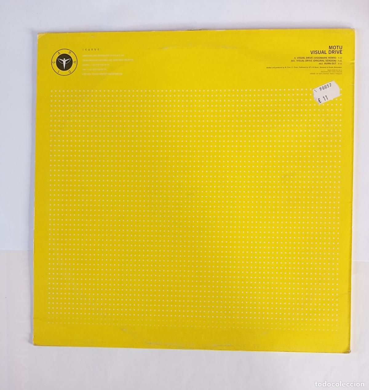 Discos de vinilo: MOTU. VISUAL DRIVE. MAXI-SINGLE. TDKDA51 - Foto 2