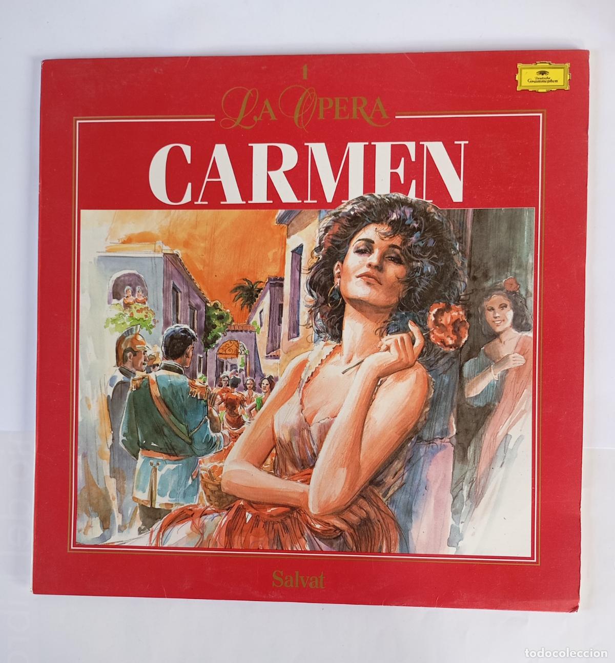Disques de vinyle: LA &Oacute;PERA. CARMEN. SALVAT. DEUTSCHE GRAMMOPHON. LP TDKDA51