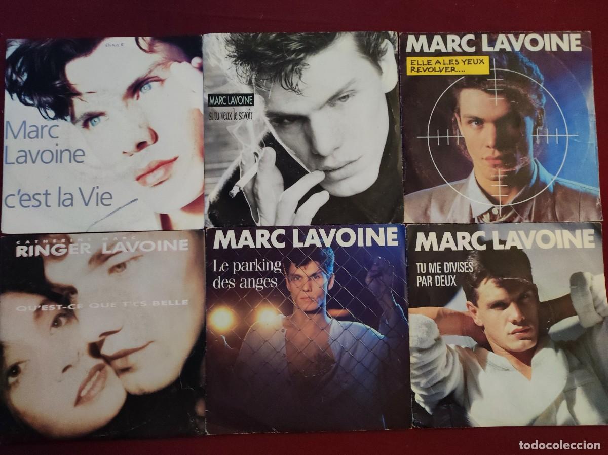 Discos de vinilo: lot 6 singles marc lavoine - Foto 1
