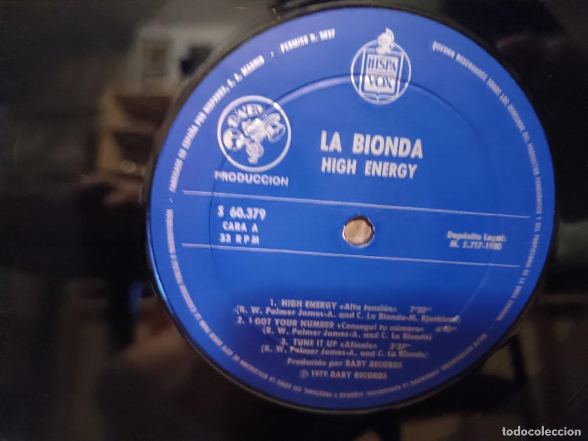 Discos de vinilo: La Bionda High Energy - Foto 3